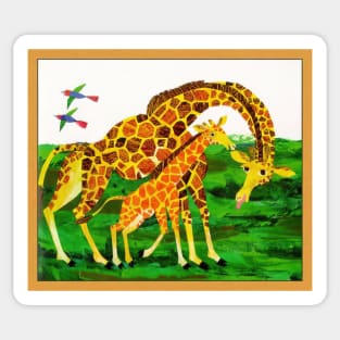 Giraffe - eric carle Sticker